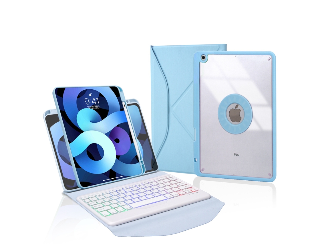 Lurelia Capa Com Teclado Bluetooth Para Samsung Tab S9 + 12.4 Com Teclado Bluetooth