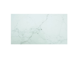 Vidaxl Tampo Mesa 120x65cm 8mm Vidro Temperado Design Mármore Branco
