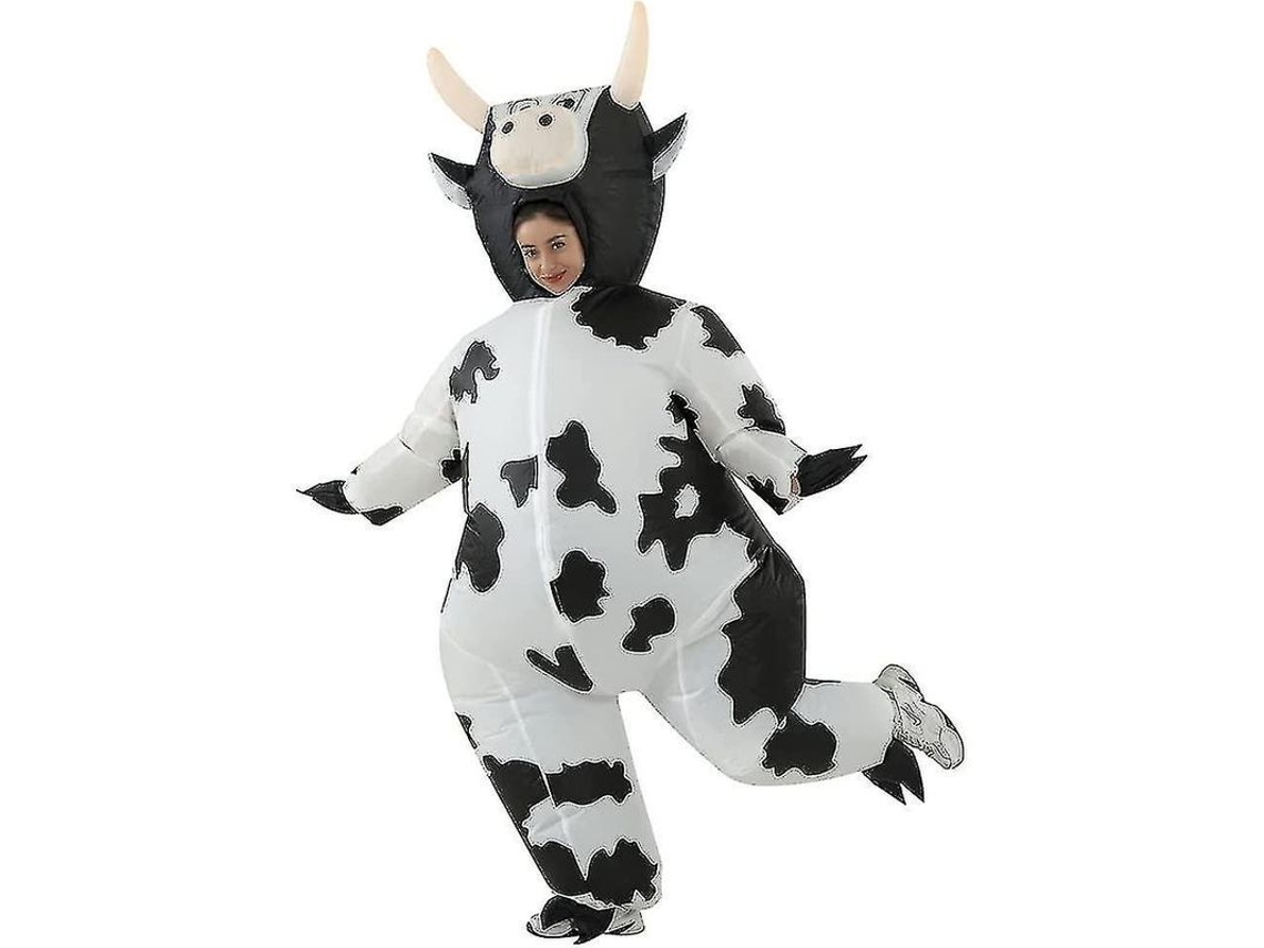 Fasst traje Inflável de Vaca para Adultos Disfraz Fiesta Show Unisex Talla Única Lh 1