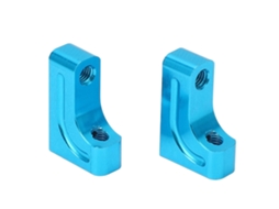 2pcs Suporte De Servo De Rc Em Liga De Alumínio Para Tamiya Tb03 Tt02 Xv01 Universal