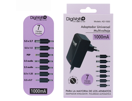 Carregador DIGIVOLT AD-1000 Preto