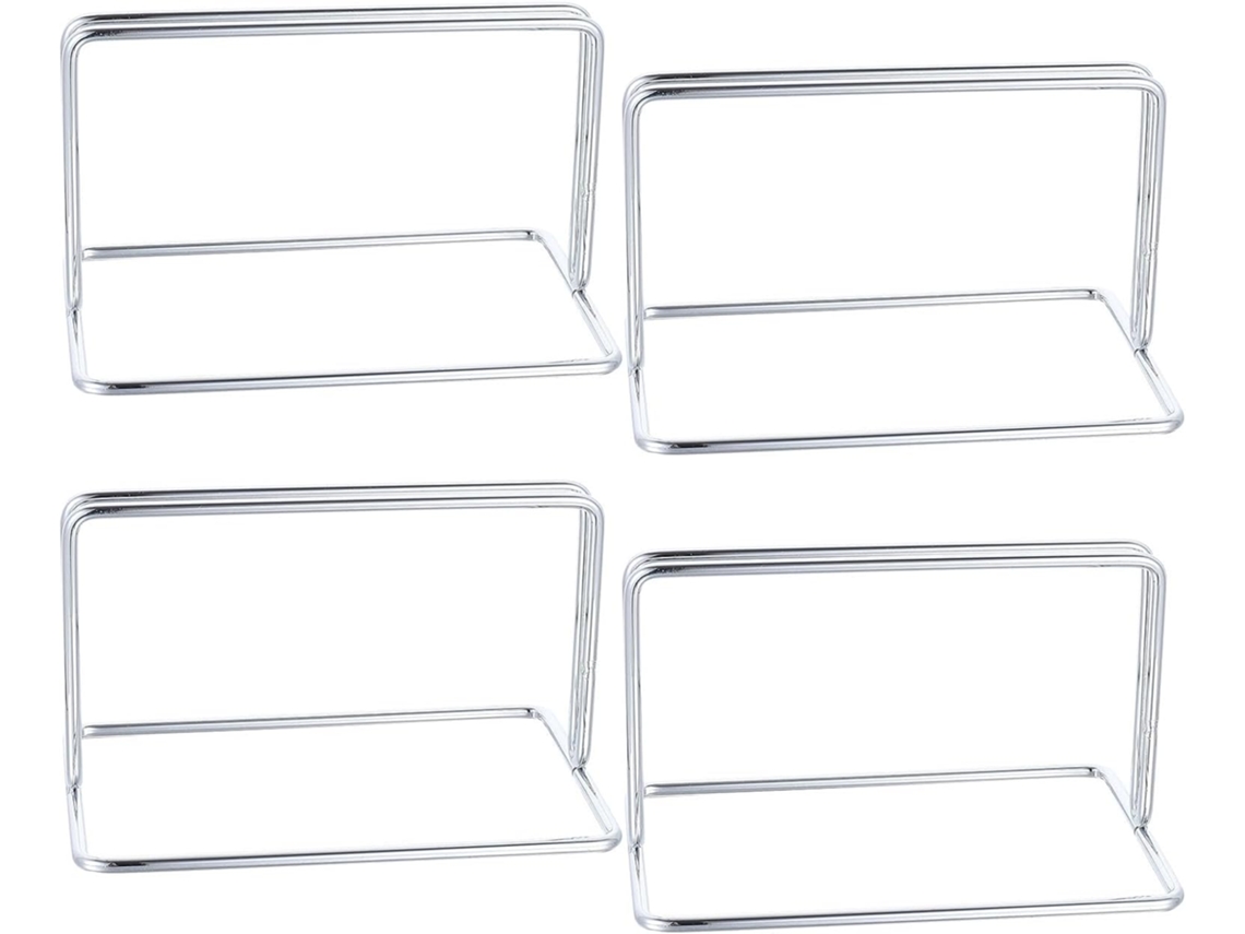 Suporte Defletor De Aço Com Base Antiderrapante, 4 Peças