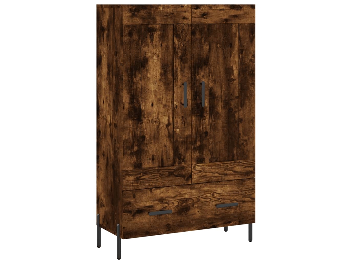 Armário Alto MAISON EXCLUSIVE Derivados de Madeira Carvalho Fumado (69,5x31x115 cm)