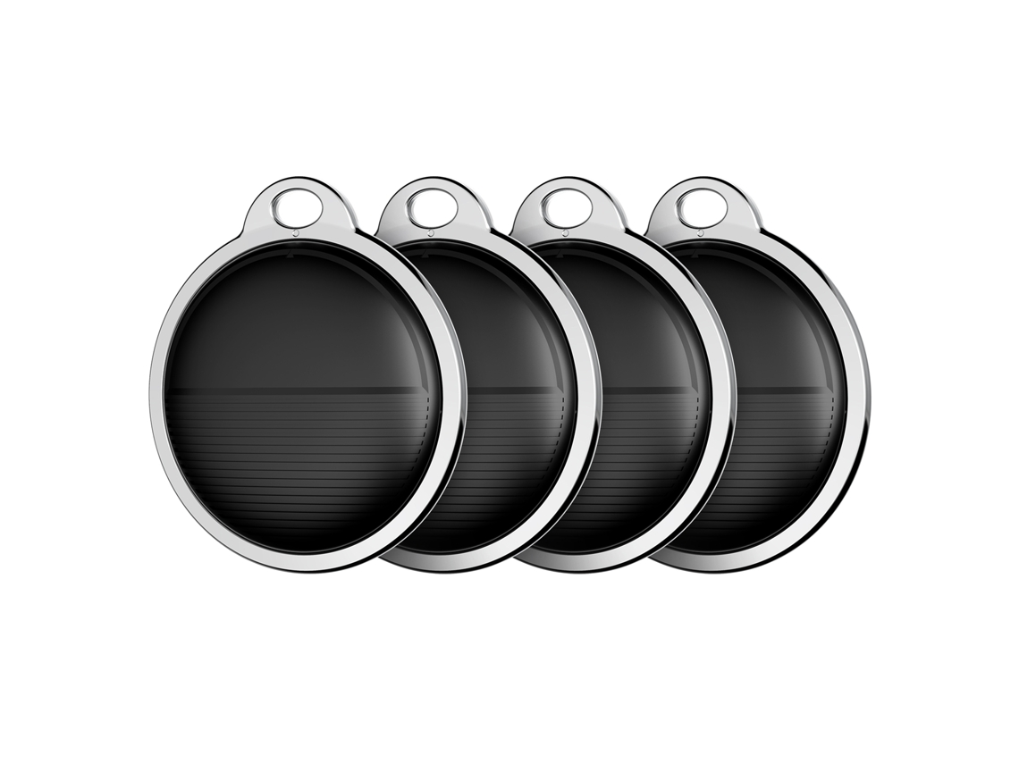 Rastreador Find My 4 pack para chaves, carteira, bagagem e pet com alarme sonoro | S/MARCA
