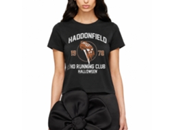 Rockinstone Halloween Movie No Running Club Black Adult T-shirt Size:s