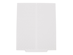 Tapete de Secagem de Louças de Silicone 485x405mm Resistente Ao Calor Anti Derramamento para Cozinha Branco