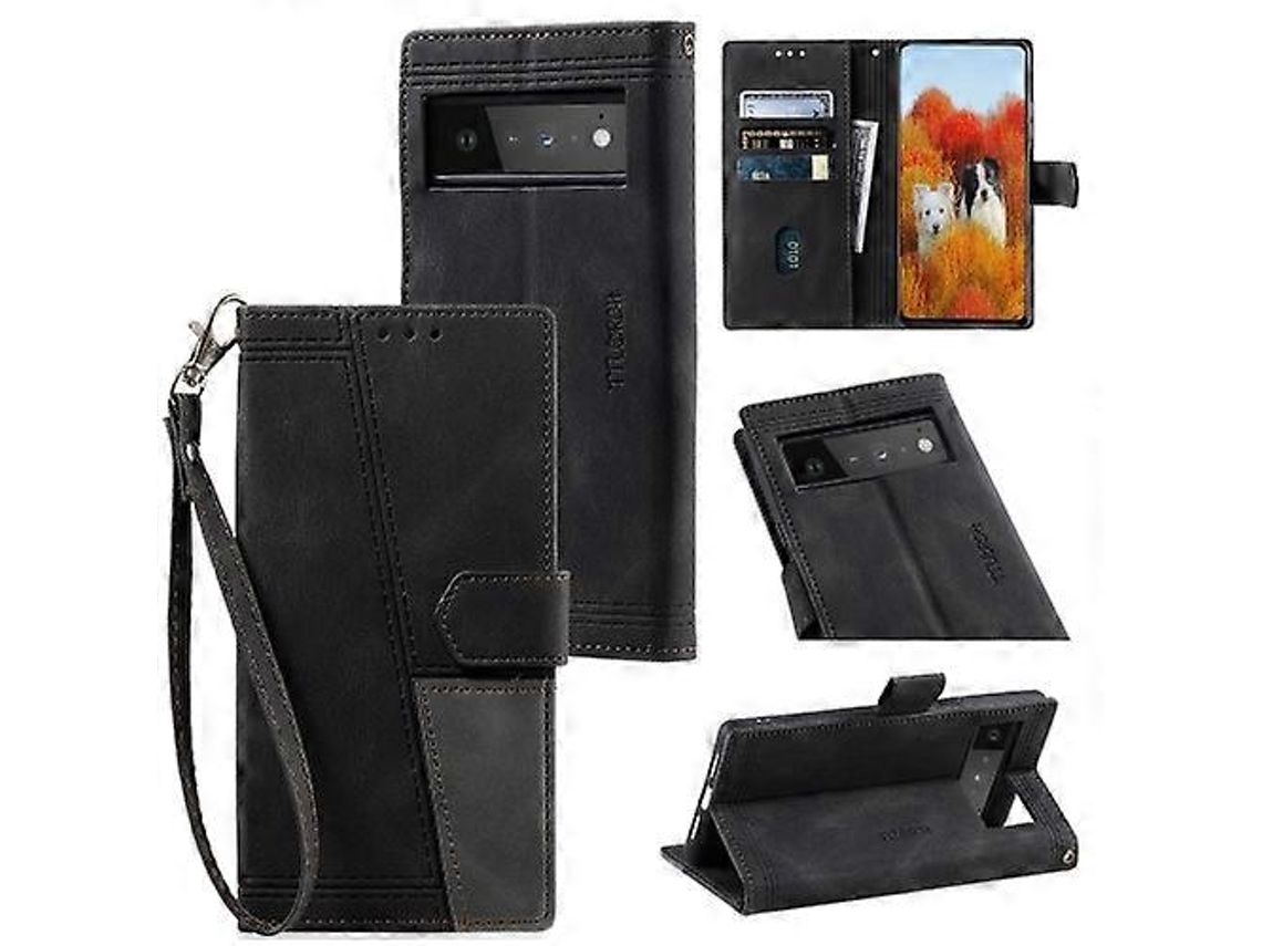Capa De Couro Sintético Para Celular Google Pixel 6