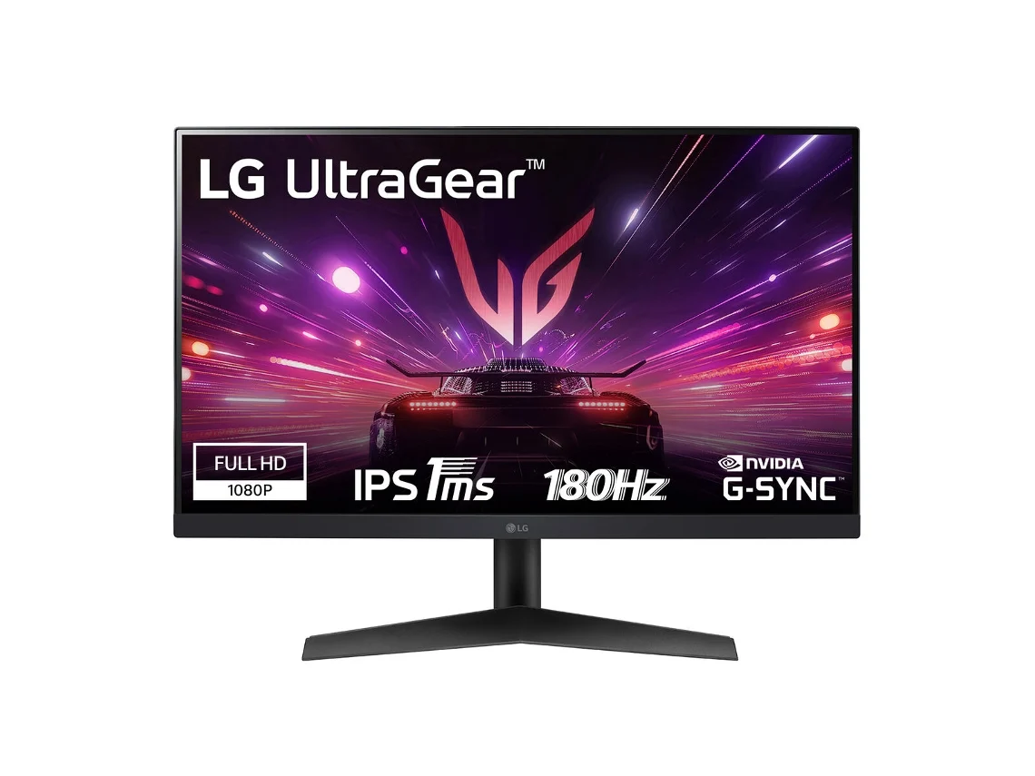 Monitor Gaming LG 24GS60F-B.AEU (24'' - Full HD - 180 Hz -1 ms - NVIDIA G-SYNC )