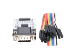 Módulo 232 Para Ttl 3-5.5v Chip Sp3232 Placa De Interface Uart Db9 Com Indicador Led
