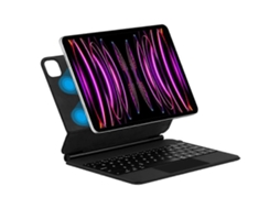 Jiuyu - Capa de couro com teclado magnético Bluetooth compatível com iPad Pro 11 (2021) (2022) e tablet Hengrongshen (2020)