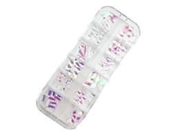 Arte De Unhas 3D Com Strass E Losangos Com Fundo Plano Pedras De Cristal Para Decoração De Arte De Unhas Faça Você Mesmo St-12 ZMDECQNA