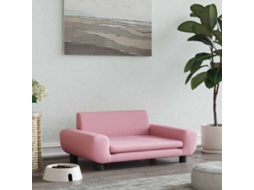Vidaxl Cama 70x45x33 Cm Veludo Rosa