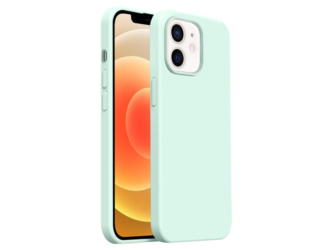 Capa De Silicone Líquido Ultra Fina Para Iphone 12 - Cobertura Total - Magsafe