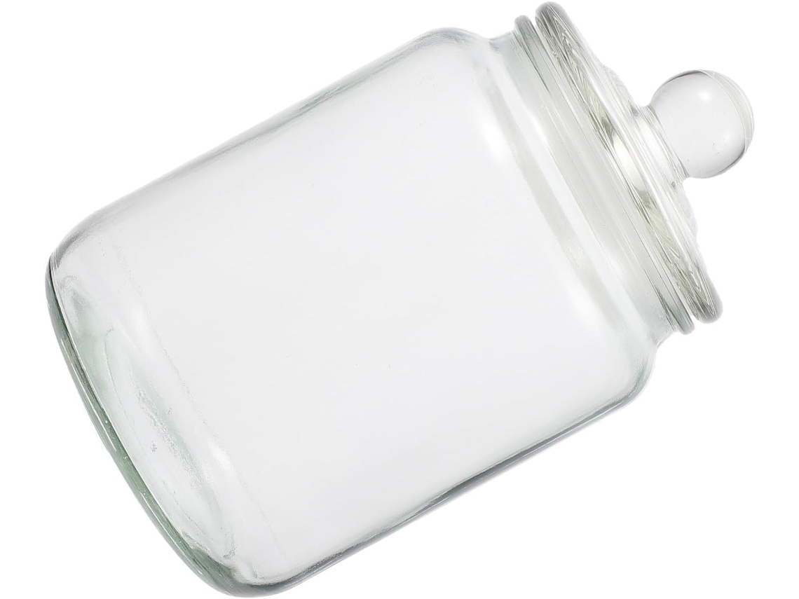 Pote De Vidro Hermético Dechous 1 Litro Para Doces E Cereais, Resistente A Manchas, Organização Moderna Para Bancada