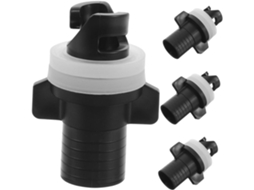 Adaptador De Bomba De 4 Peças Para Infláveis, Conector De Válvula Para Barcos E Caiaques, Compatível