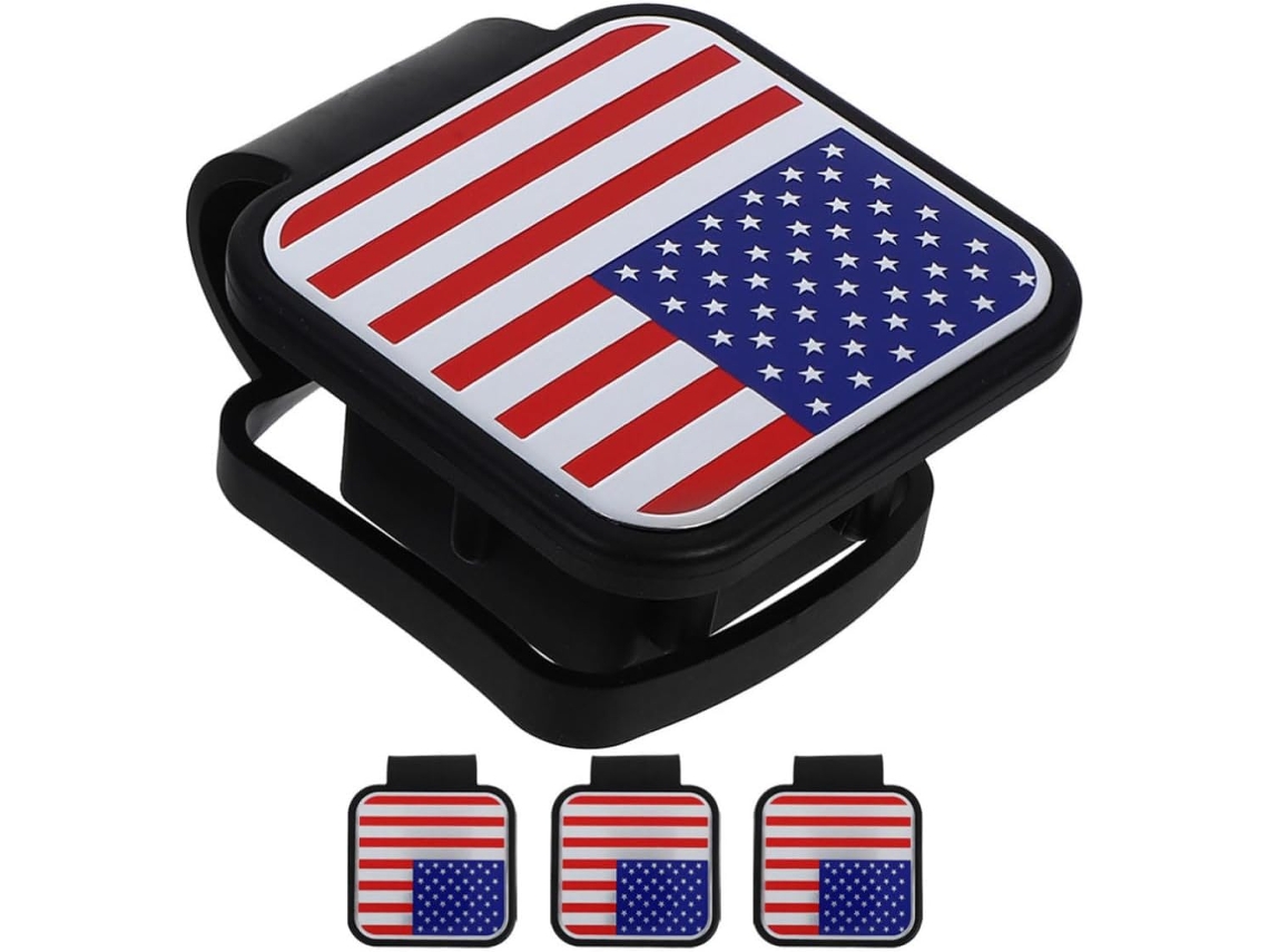 Conjunto De 4 Peças De Capas De Engate De Reboque Em Borracha E Silicone