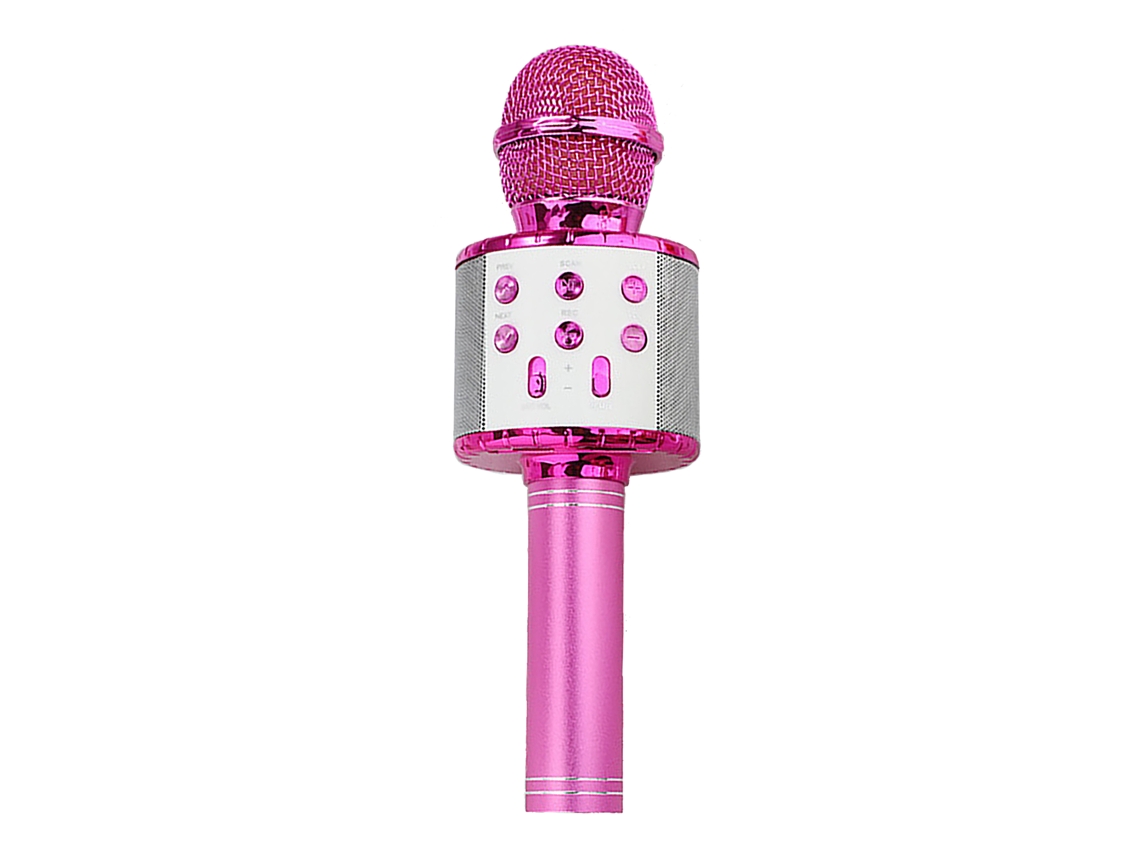 Microfone EOOCOO ( Luz Led Piscando, Condensador Sem Fio )