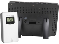 Relógio Meteorológico Inoomp com Tela Colorida, Sensor Sem Fio, Higrômetro e Termômetro Digitais, Recarregável Via Usb, CHABERLU