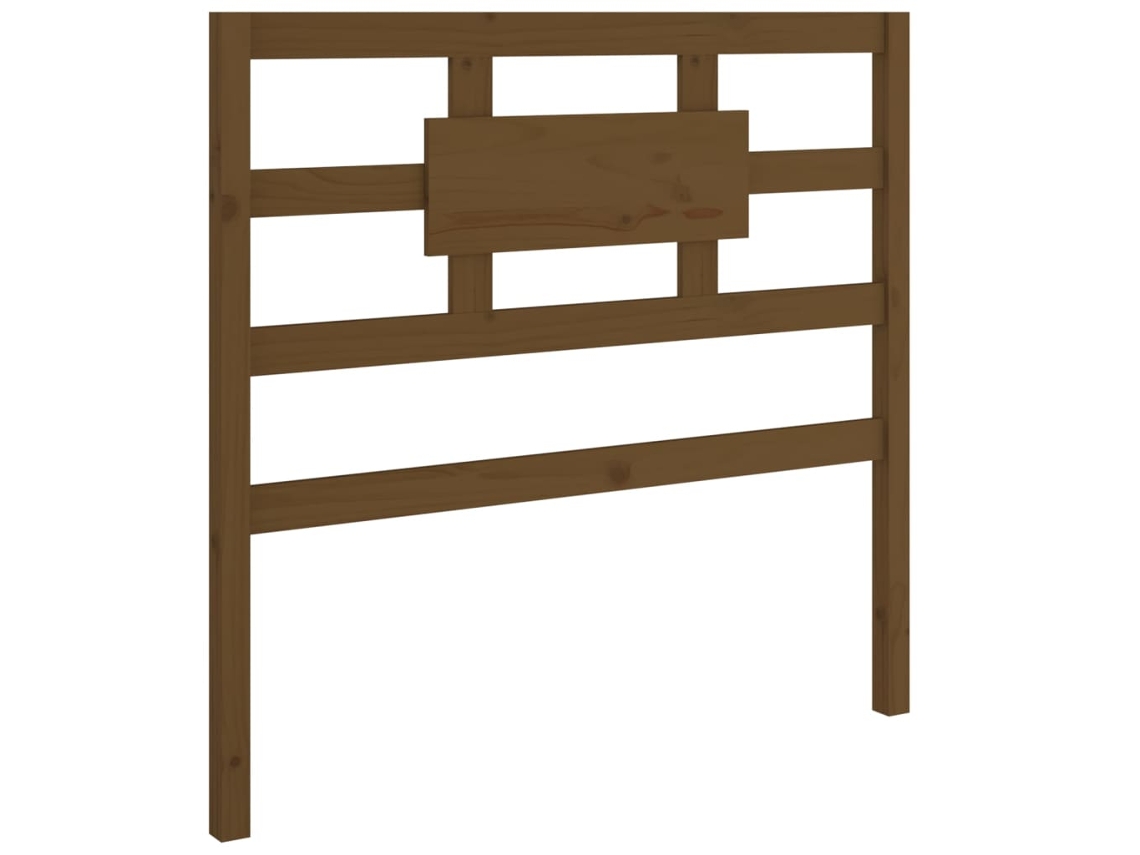 Cabeceira de Cama MAISON EXCLUSIVE em Pinho Maciço Castanho Mel (80,5x4x100 cm)