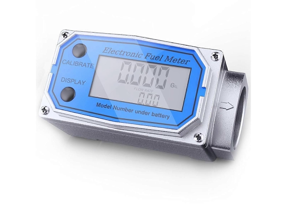 Medidor De Fluxo Digital Com Display Lcd, Conexão De 3/4 Polegadas, À Prova D'água Para Óleo, Com Unidades Em Gal, L E M