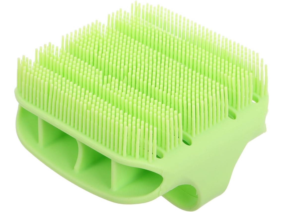Escova De Massagem Silicone, Escova De Banho Quadrada Esfoliante Para Massagem Corporal E No Chuveiro
