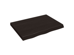 Table Top, Table Tops Vidaxl Marrom Madeira (80 X 60 X 6 Cm)