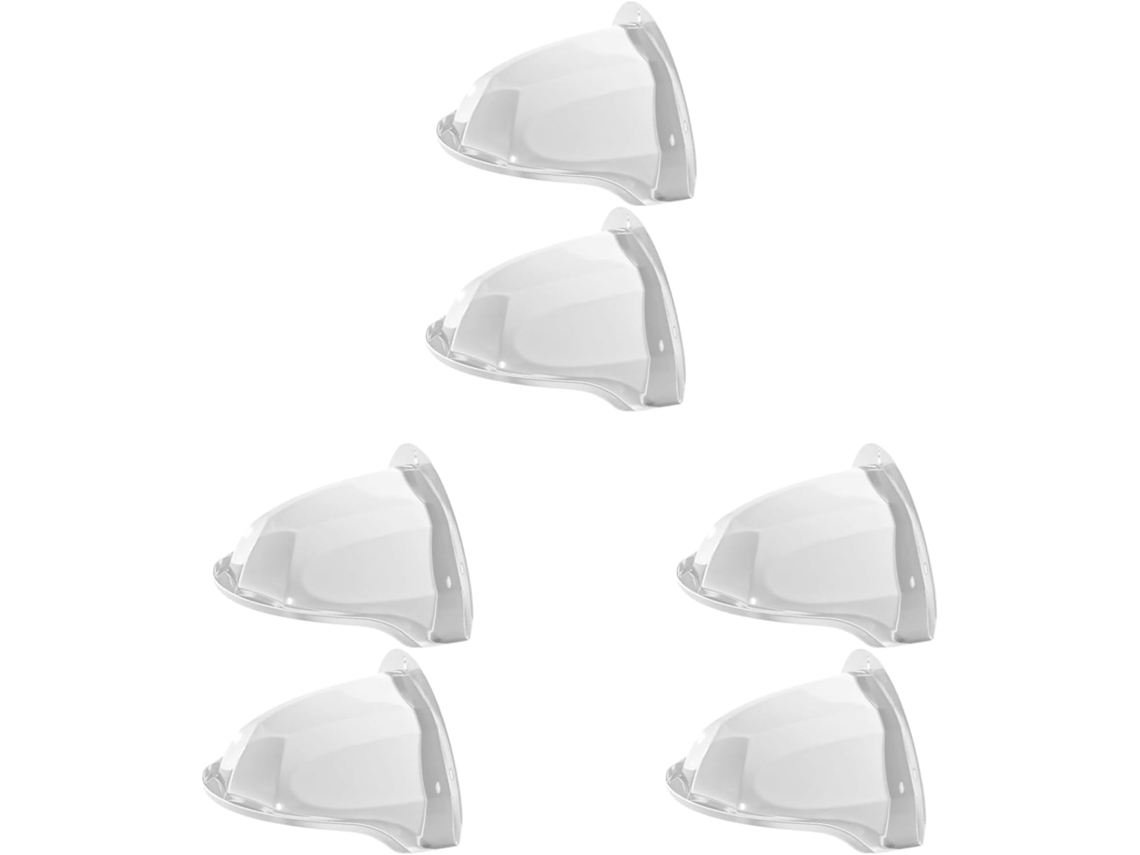 Conjunto de 6 Peças de Proteção Contra Chuva e Sol para Câmeras de Vigilância. SFUSHOS