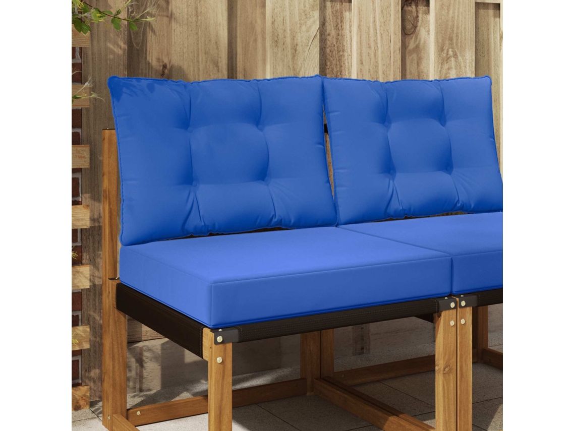 Vidaxl Almofada Para Sofá Externo Poliéster Azul Royal 60 X 50,5 Cm