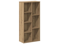 Bookcase, Bookcases Vidaxl Marrom Madeira Processada (n/a)