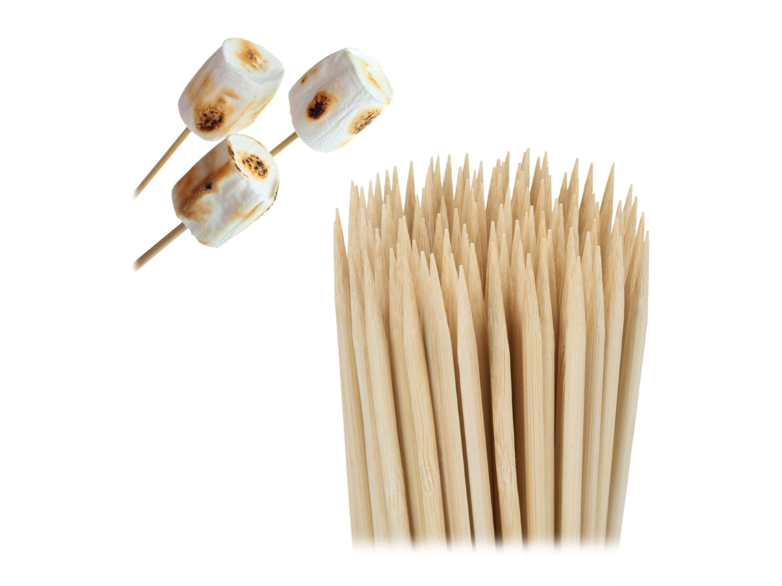 Espetos De Bambu Para Kebab, Conjunto Com 500 Unidades.