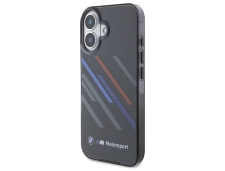 Capa para iPhone 16 BMW Pele Sintética Rígida Preto