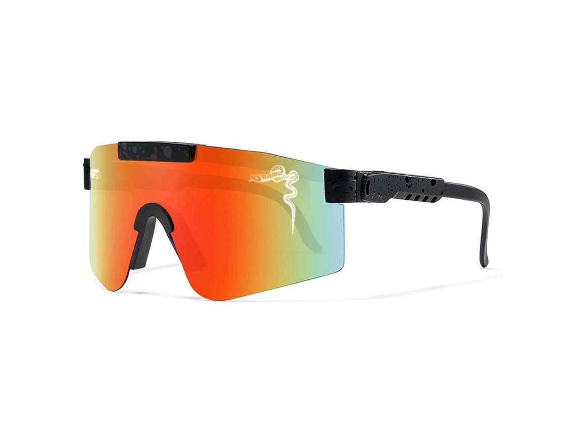 (estilo 24) Óculos De Sol Unissex Para Ciclismo Com Proteção Uv400 E Lentes De Polímero À Prova De Vento.