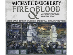 CD Kavafian/Järvi/Detroit SO - Fire & Blood/Motorcity Triptych (1CD)