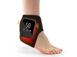 Massageador Elétrico Para Os Pés Com Função De Massagem Na Sola E Tornozelo, Dispositivo Vibratório Aquecedor Relaxamento Al