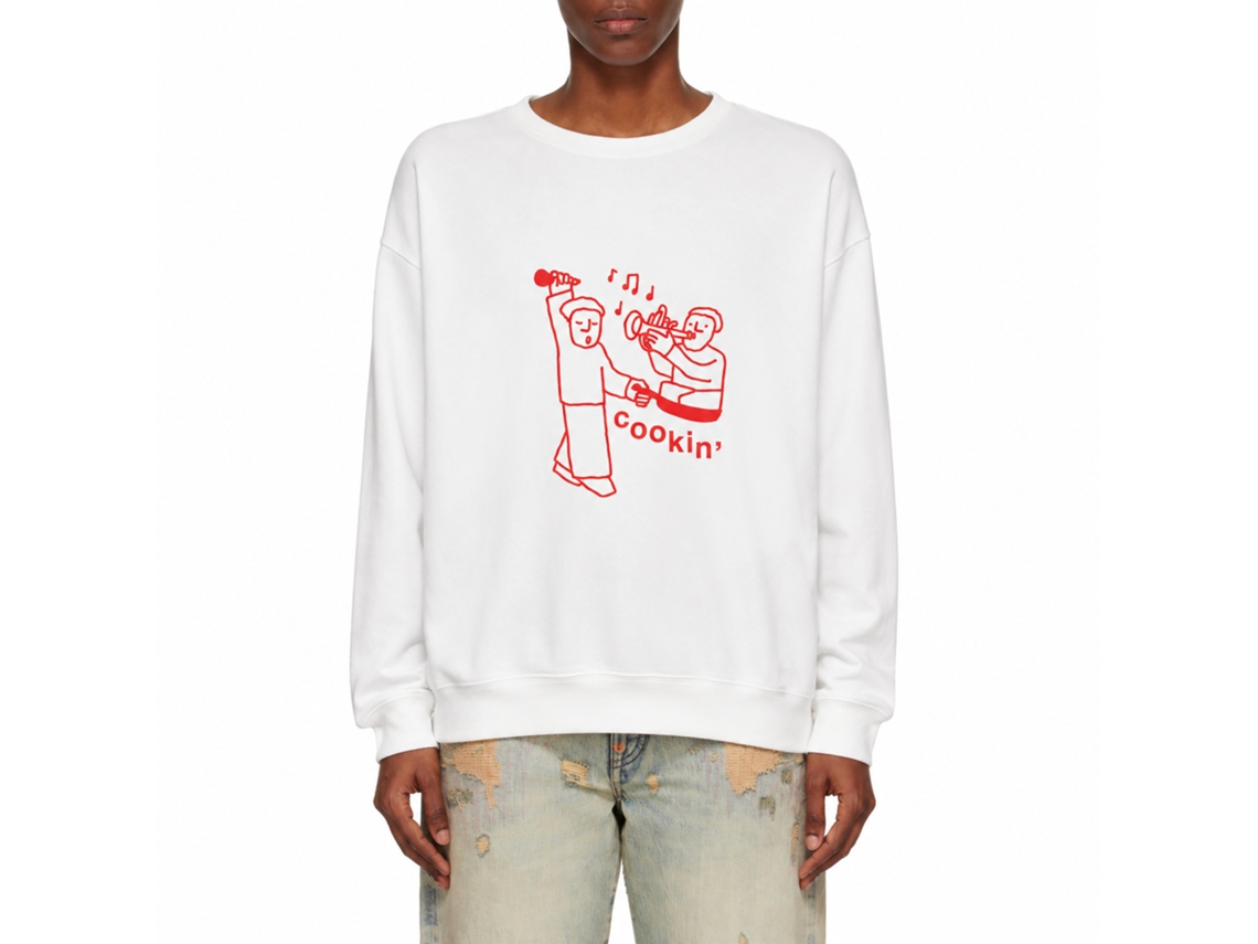 Rockinstone Cookin' Classic Sweatshirt Unique Designer Style