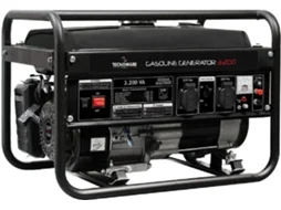 Gerador Monofásico Alimentado a Gasolina Elétrico / Arranque Manual Depósito 15L Avr de Baixo Ruído 3200Va TECNOWARE