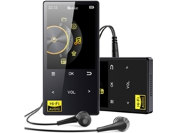 Leitor De Mp3 Portátil Bluetooth 5.4 32 Gb, Reprodutor Áudio Digital