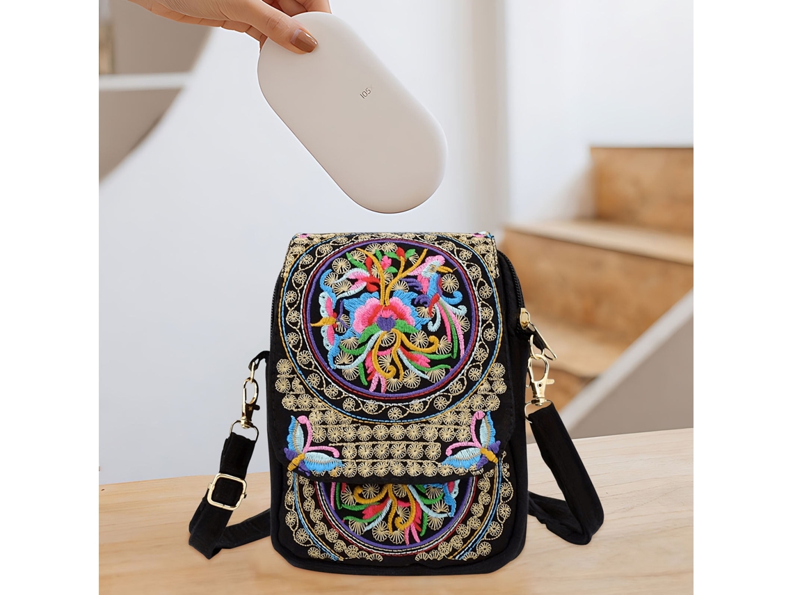 Bolso Bordado Étnico De Yunnan Para Mujer