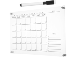Quadro de Parede em com Calendário Semanal, 4 e 1 Cor CHABERLU