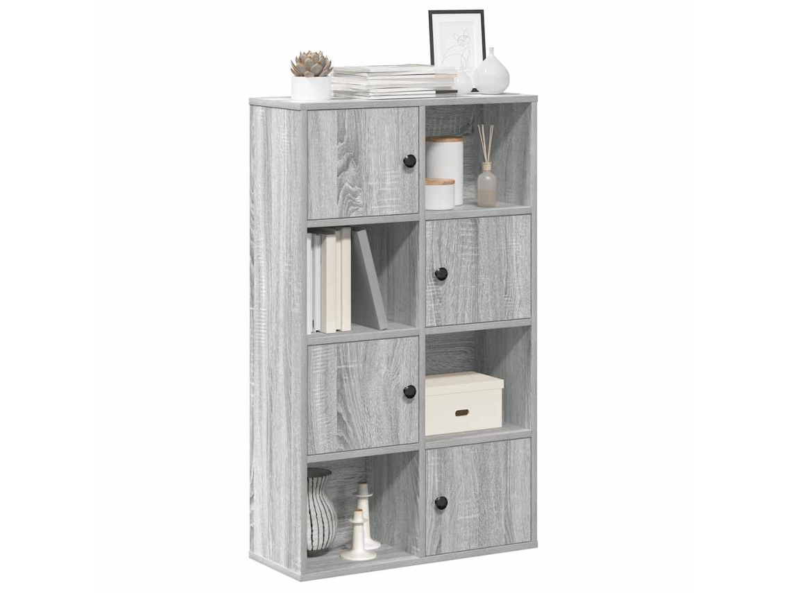 Vidaxl Estante 60x24x101,5 Cm Derivados De Madeira Cinzento Sonoma
