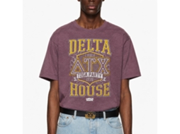 Rockinstone Animal House Movie Toga Party '78 Heather Light Maroon Adult T-shirt Size:s