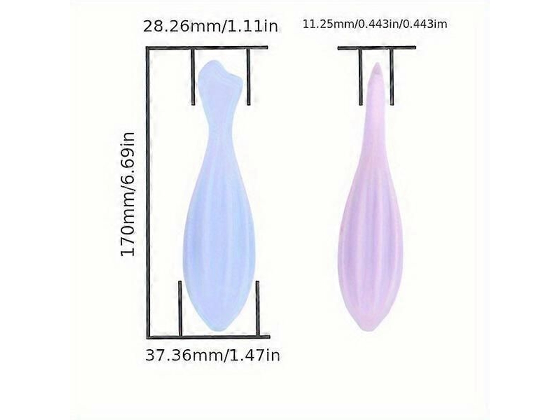 Massageador Linfático de Silicone Que Estimula o Sistema e Reduz Inchaço. Ideal para Cuidados Faciais U So Diário. GOKOCO