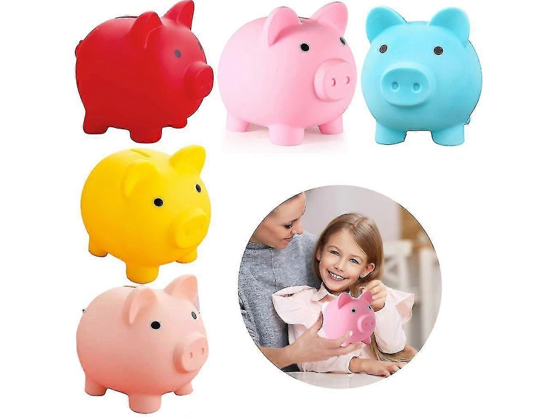 Cofrinho De Brinquedo Em Forma De Porquinho, Cofrinho Para Moedas, Cofrinho Para Meninos E Meninas, Presente De Aniversário Rosa. Aquaforge
