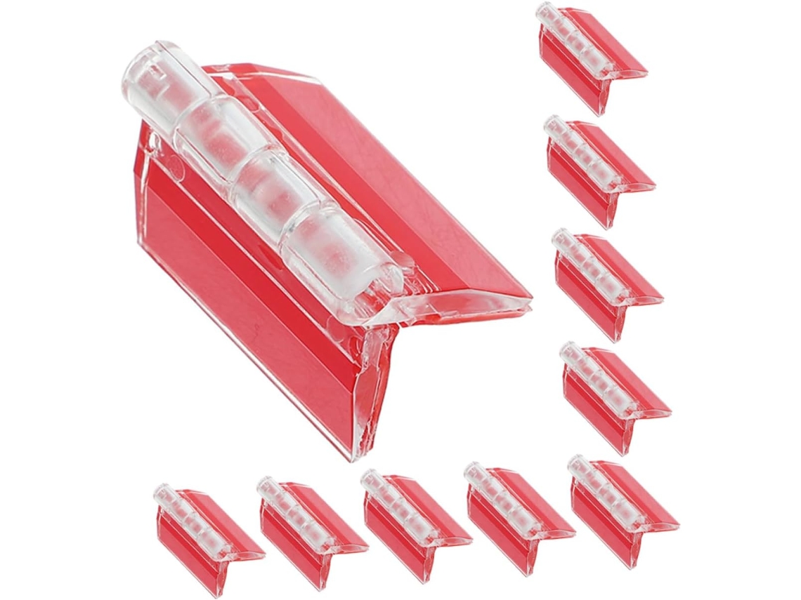 12 Mini De Plástico Para Móveis E Artesanato, Com Ampla Abertura.
