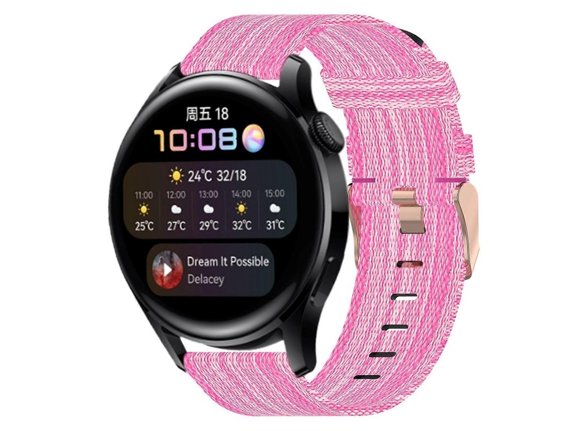 Pulseira De Nylon Trançado De 22 Mm Para Huawei Watch 3