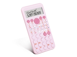 2026 calculadora Científica Fofa com 240 Funções Tela Lcd 2 Linhas Ideal para Estudantes Escola Escritório Portátil Rosa
