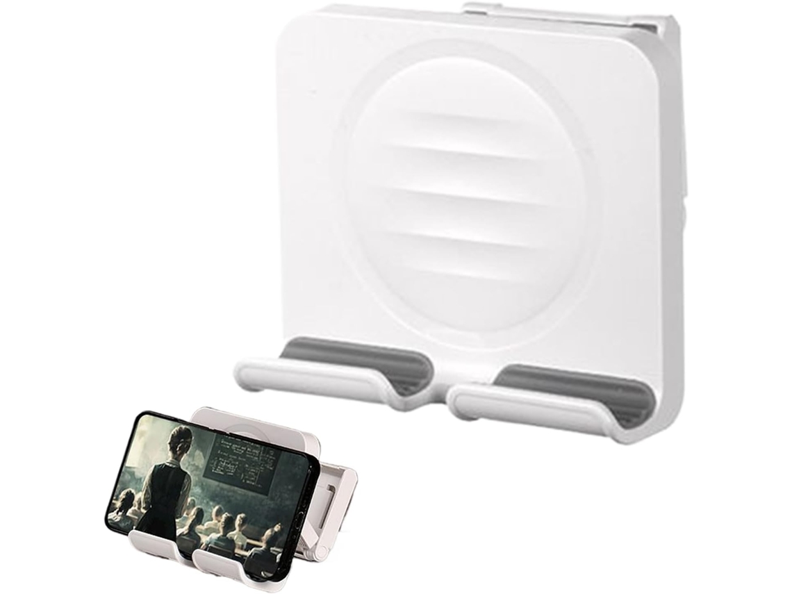 Suporte De Parede Para Smartphone Cabo Silicone 11cm, Base De Encaixe Universal, Clipe Giratório Para Celular