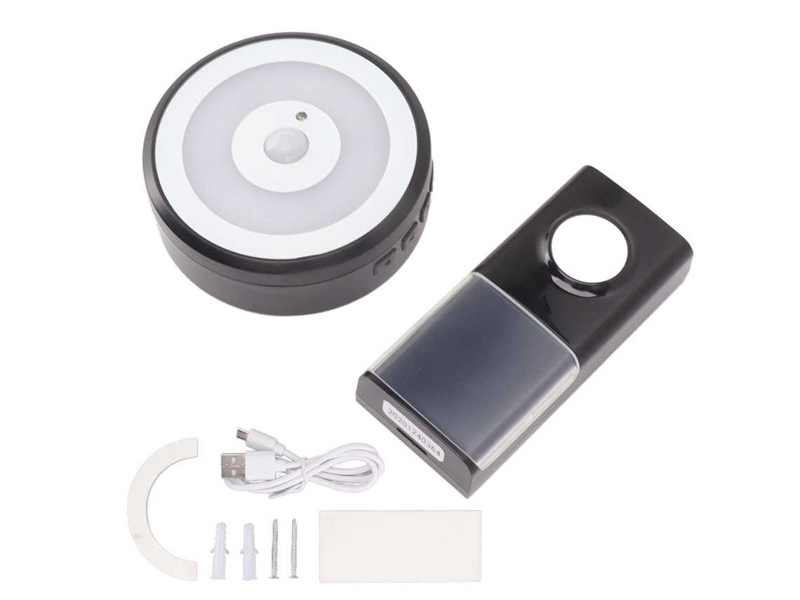 Smart Campainha Semi Fio (com Luz Noturna por Indução Corpo Humana, em Prova D'água Ip55)