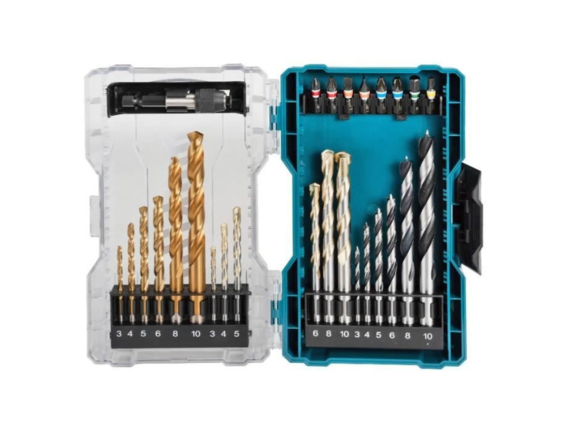 MAKITA E-07032 Conjunto de Brocas e Brocas de 27 Peças