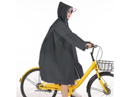 Poncho de Chuva Adulto Eva Impermeável com Capuz Leve para Ciclismo Camping | S/MARCA